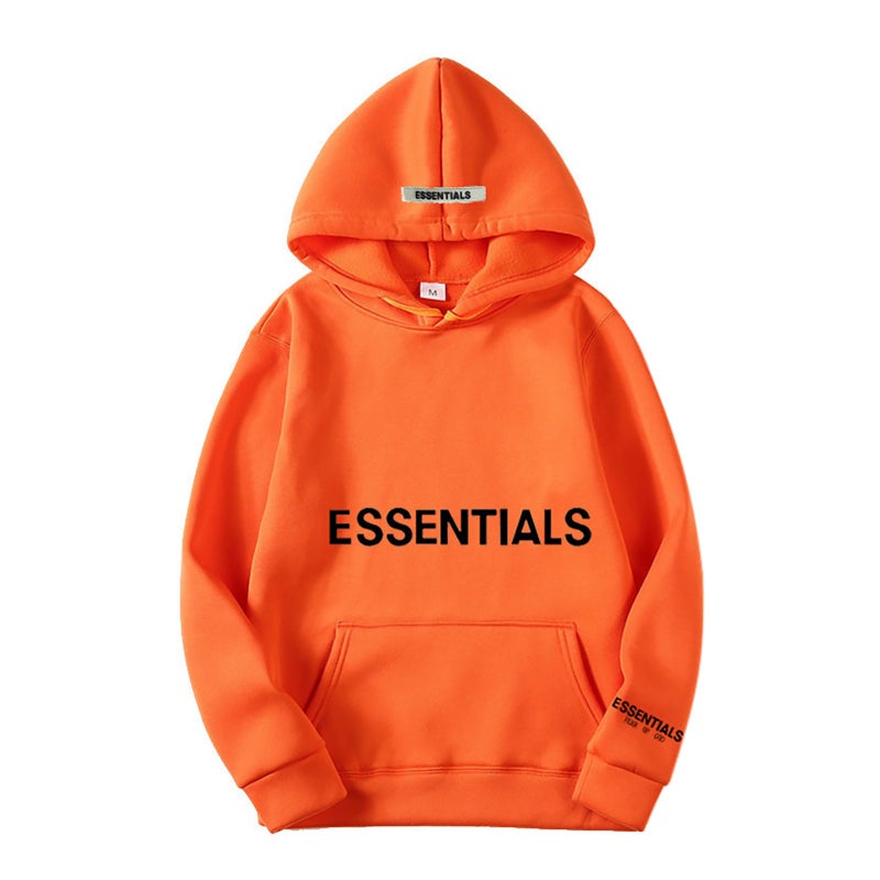 Fear Of God Double-Line Essentials Trend New Chest Logo Pressure Rubber Hooded Vests Fog - Image 4