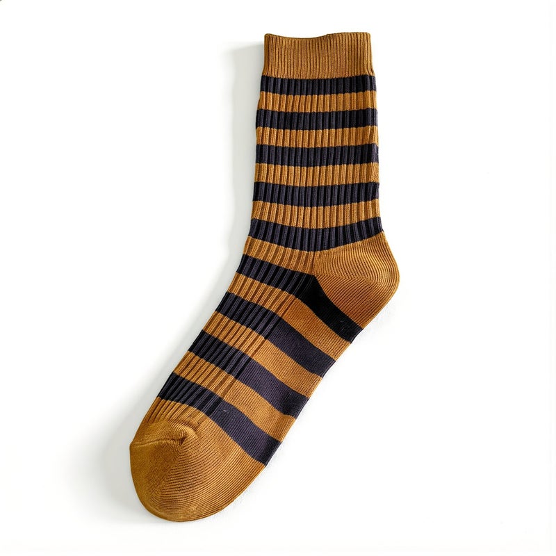 Lightweight Portable Travel Socks Women Striped For Trip Business Trip Use - Image 2