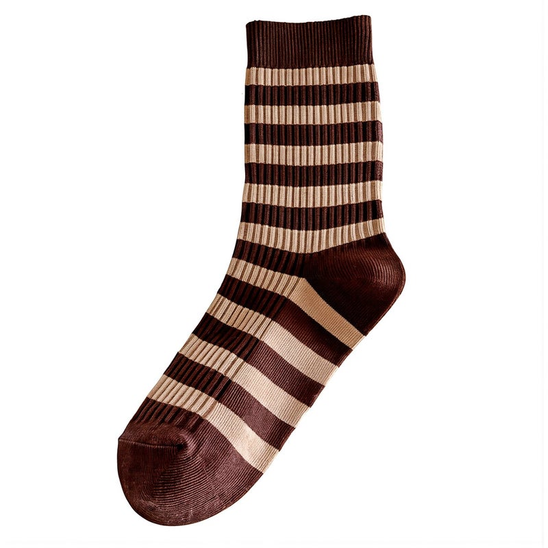 Lightweight Portable Travel Socks Women Striped For Trip Business Trip Use - Image 3
