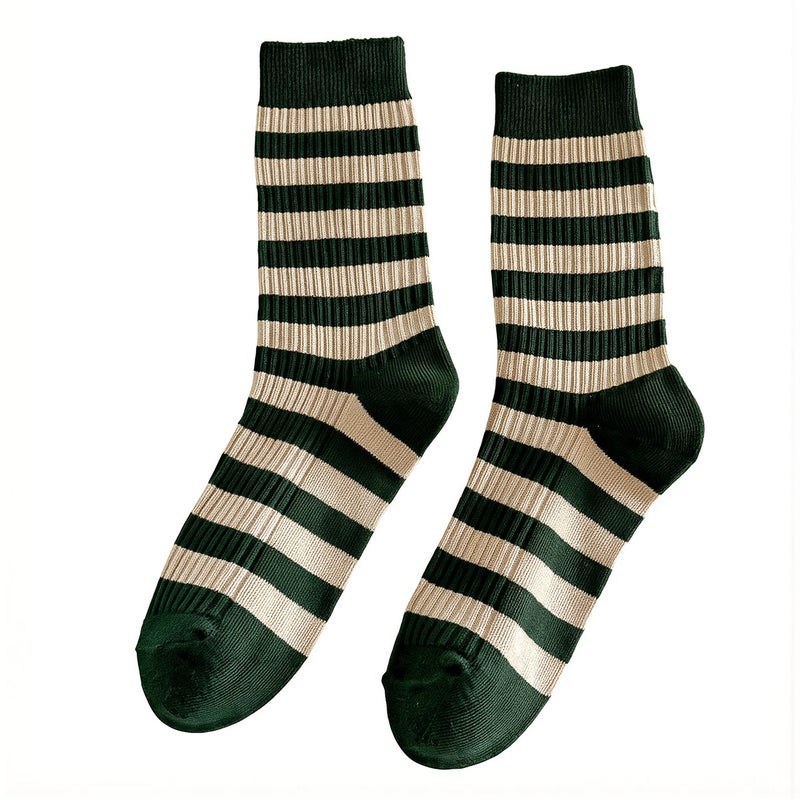 Lightweight Portable Travel Socks Women Striped For Trip Business Trip Use - Image 1