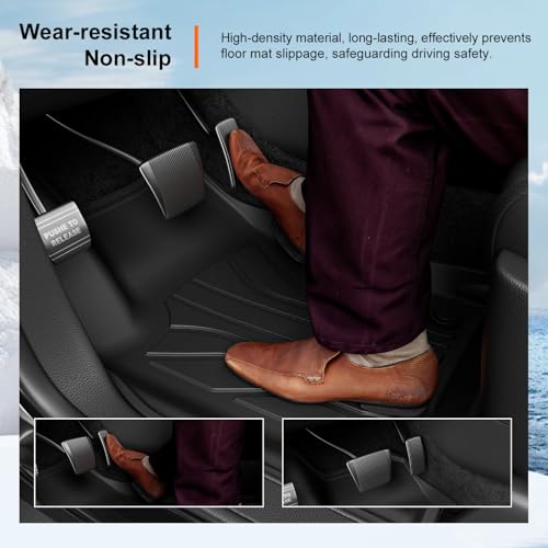 powoq Floor Mat Compatible with 2016-2026 Dodge Durango 6 Seats Trunk Liner 3rd Backrest Mat Replacement for 2016-2026 Dodge Durango Accessories(Trunk Mat+3rd Backrest Mat+6 Seats Floor Mat) - Image 4