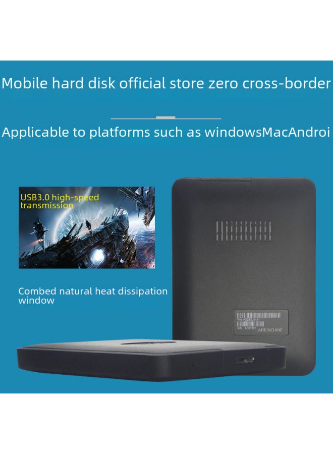 SINWE2.5 Inch Mobile Hard Disk 4T/1TB/750GB/500GB/USB3.0 Portable Package + Postage-Capacity:3TB-Interface:Thickened Protective 3.0  - Image 4