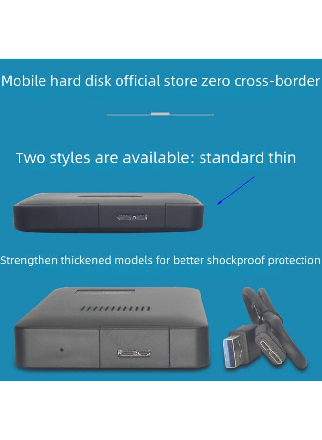 SINWE2.5 Inch Mobile Hard Disk 4T/1TB/750GB/500GB/USB3.0 Portable Package + Postage-Capacity:3TB-Interface:Thickened Protective 3.0  - Image 3