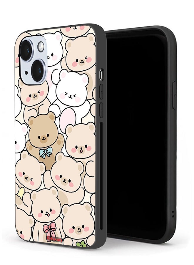Tolwak Apple iPhone 14 Protective Case Bears Pattern - Image 1