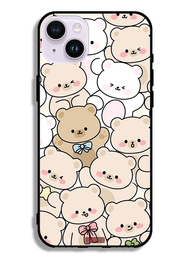 Tolwak Apple iPhone 14 Protective Case Bears Pattern - Image 2