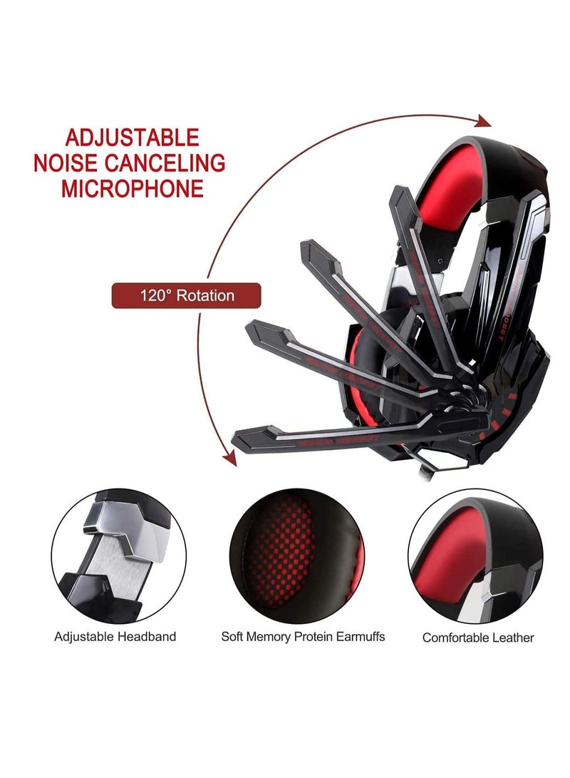 G2000 Wired Over-Ear Gaming Headsets With Mic For PS4/PS5/XOne/XSeries/NSwitch/PC - Image 3