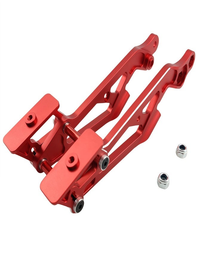 Ruivexi CNC Aluminum Rear Wing Mount Compatible with Arrma 1/8 Kraton, Notorious, Outcast, Talion, Typhon 6S BLX - Red T6 Alloy Upgrade, Replaces AR320347 - Image 2