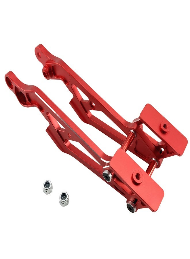 Ruivexi CNC Aluminum Rear Wing Mount Compatible with Arrma 1/8 Kraton, Notorious, Outcast, Talion, Typhon 6S BLX - Red T6 Alloy Upgrade, Replaces AR320347 - Image 5