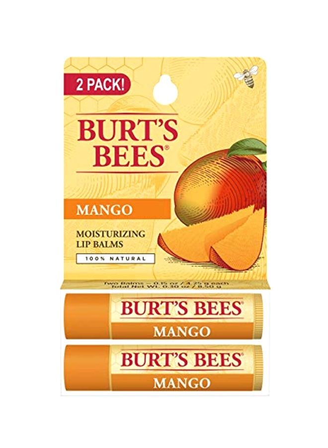 Burt's Bees 2-Piece Mango Moisturizing Lip Balm 4.25grams - Image 4