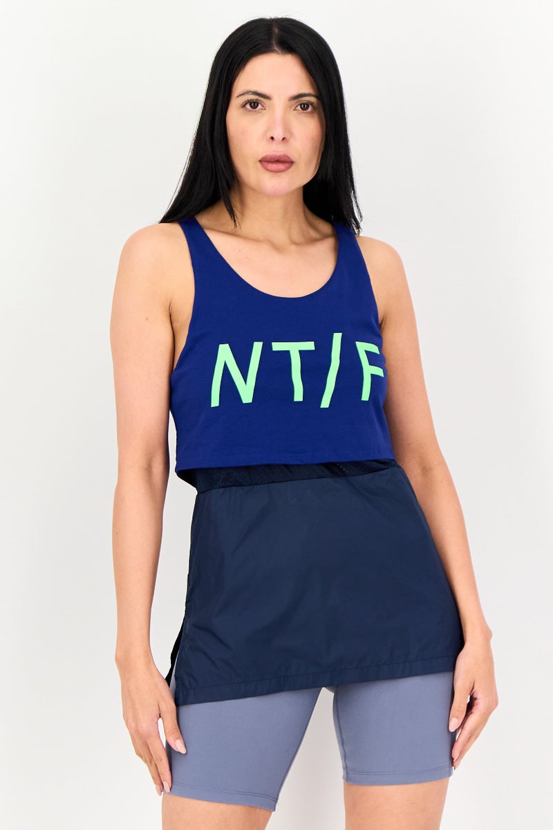 Nike Women Sportswear Fit 2 in 1 Sleeveless Training Tank Top, Multicolor - Image 1