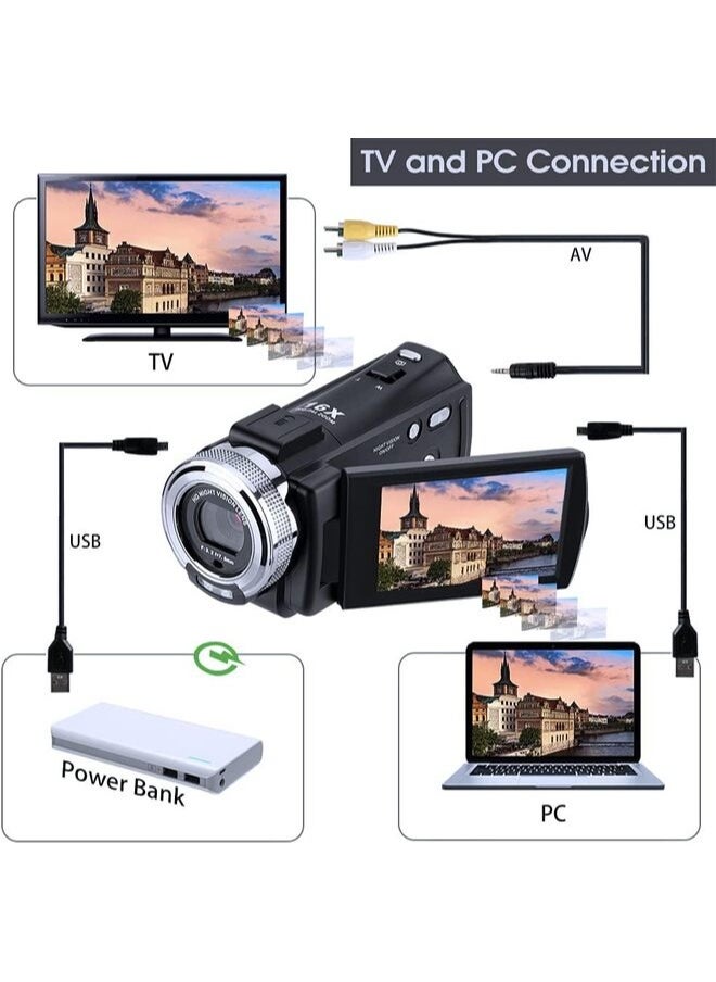ماركة غير محددة كاميرا فيديو HDV-V12 عالية الدقة بدقة 1080 بكسل  - Image 4