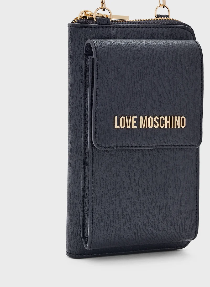 Love Moschino BLACK PU BLACK PU