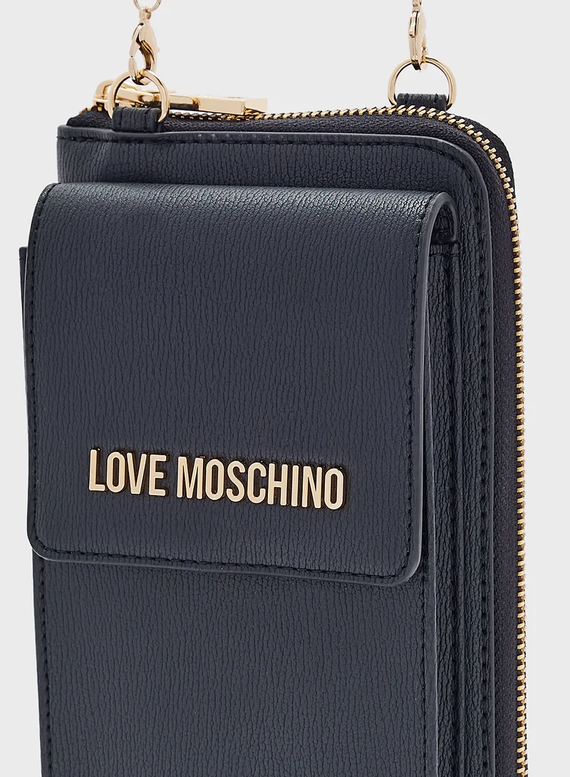 Love Moschino BLACK PU BLACK PU