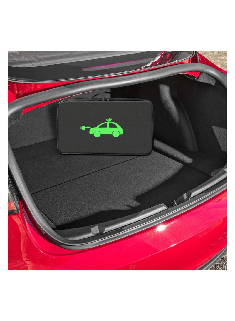 SYOSI Electric Vehicle Charging Cable Storage Bag, Electric Car Charger Cable Holder Bag Ev Charging Cable Travel Pouch, Portable Ev Charging Cable Carrying Case for Electric Vehicles, Extension Cables - Image 5