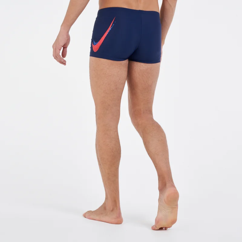 Nike Men's Swim Liquify Swoosh Square Leg Swimming Shorts