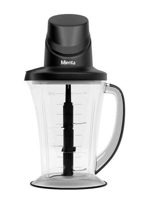 Mienta CH23738A Chopper 2 Liter 6 Blades Black