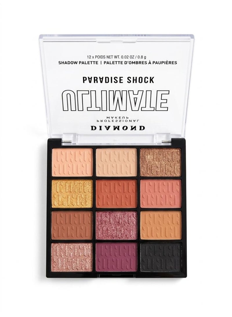 Diamond Eyeshadow Palette 12 Colors – Blendable Shades for Stunning Eye Looks - Image 2