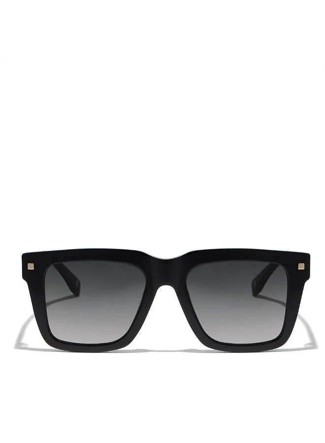 30 سندايز نظارات شمسية نسائية مربعة من جروف، حماية من الأشعة فوق البنفسجية ، أسود ورمادي