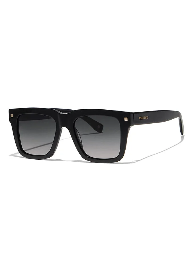 30Sundays 30Sundays GROVE,Women Sunglasses, Square Sunglasses, UV Protection: UV400 (Black,Gray)