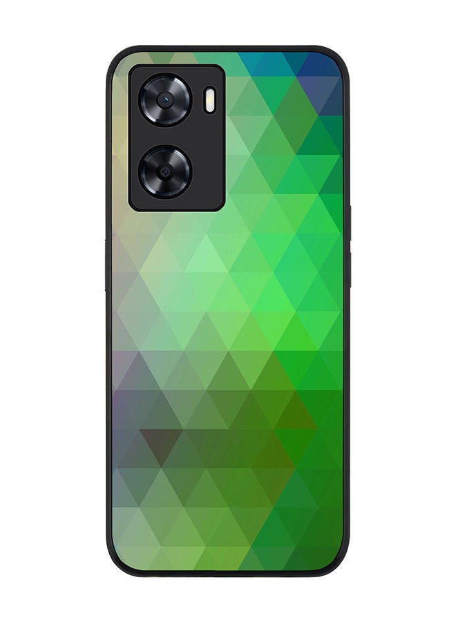 Stylizedd Rugged Black edge case for Oppo A57 4G/Oppo A77 4G/Oppo A77s Slim fit Soft Case Flexible Rubber Edges Anti Drop TPU Gel Thin Cover - Orchid Prism - Image 1