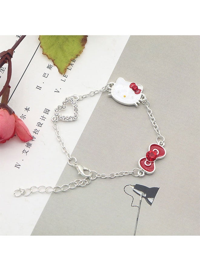 Sanrio Hello Kitty Jewelry Set for Women and Teens, Earring Necklace, and Bracelet Set - Image 4
