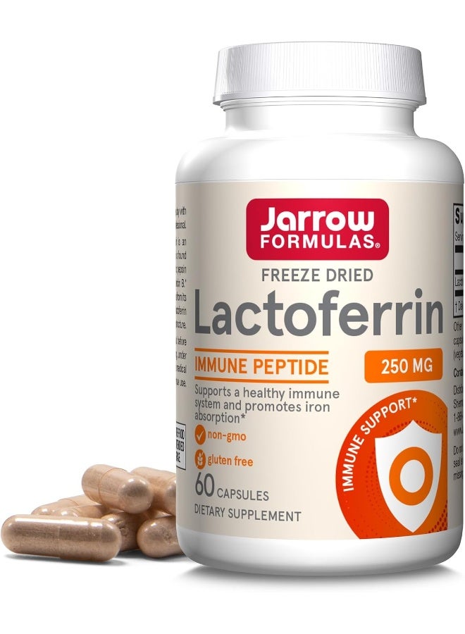 Jarrow Formulas Lactoferrin 250 mg - Immune-Supporting Glycoprotein - Image 1