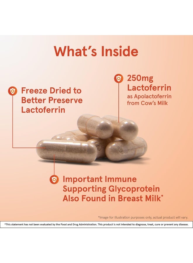 Jarrow Formulas Lactoferrin 250 mg - Immune-Supporting Glycoprotein - Image 3