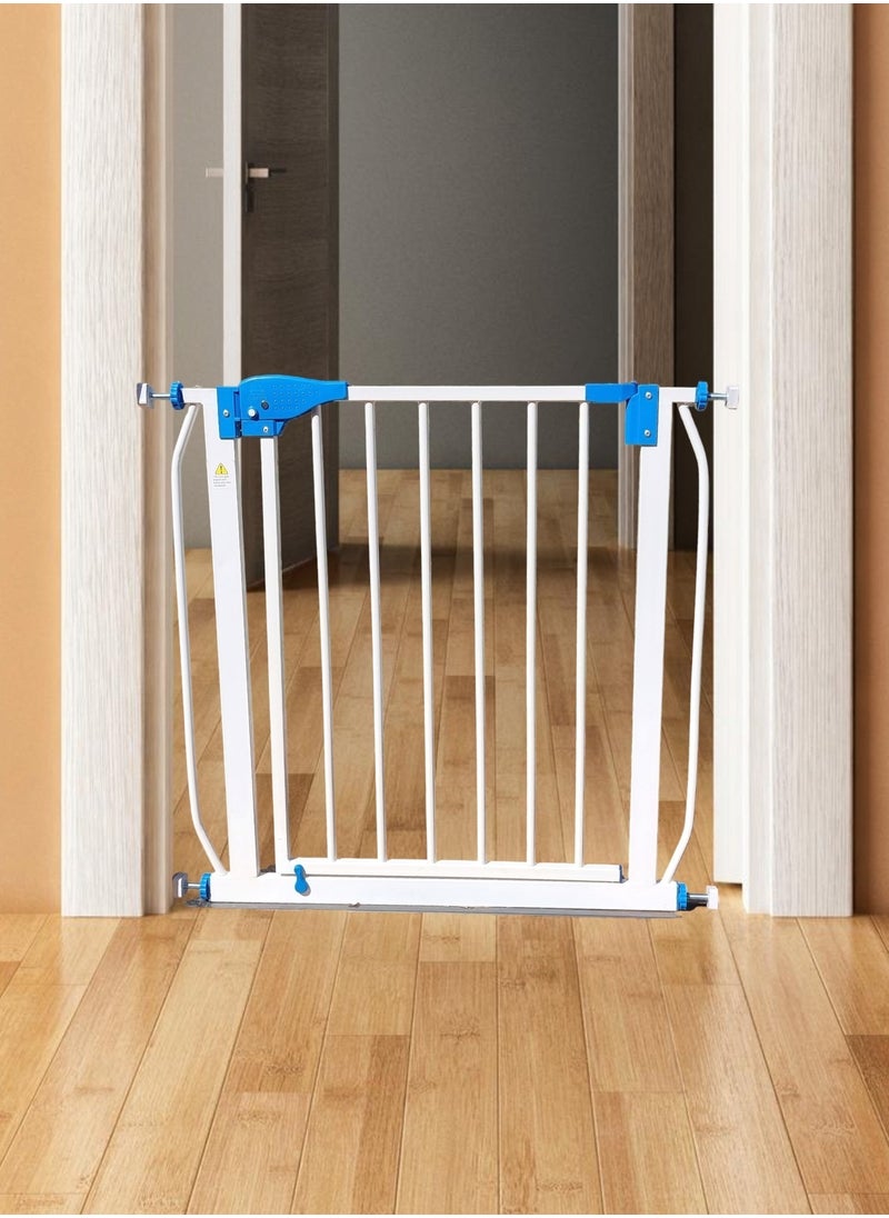 Kiddale - Baby 75-82cm AutoClose Baby Safety Gate Passage,  Double Locking Mechanism, Child Safety, Stair & Kitchen Gate, Barrier, Fence for kids and pets - Image 1