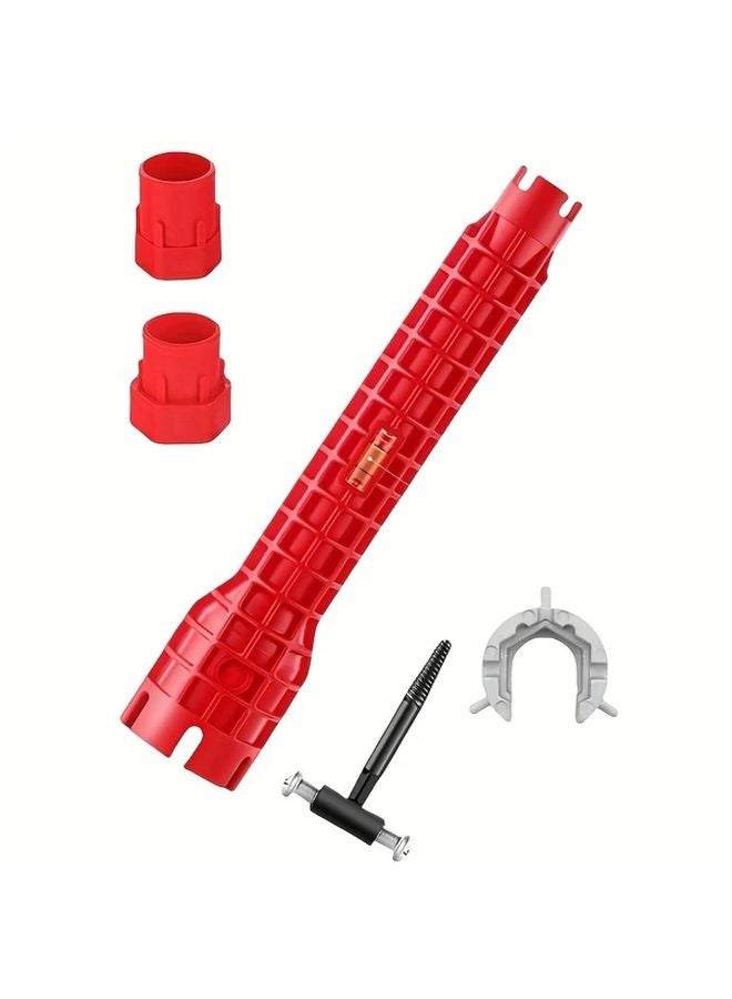 8 In 1 Durable Multifunctional Plastic Sink Wrench Abrasion Resistant Tool For Faucet Bathroom Installation - Image 1