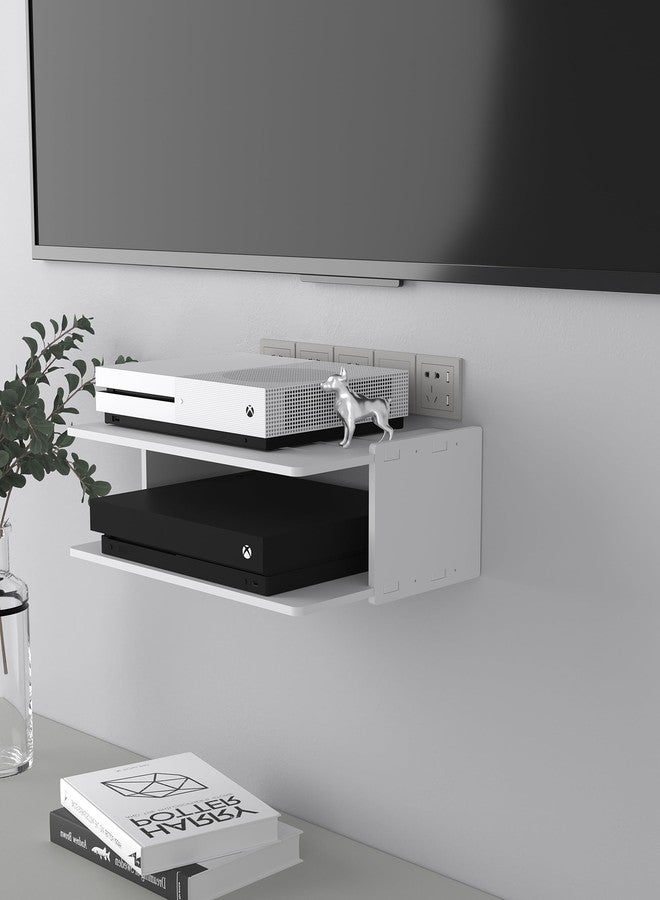 AREAJD Floating Under TV Game Shelf Stand for Xbox Series S/X, Projector/Router/Entertainment Center, Projector Holder Accessories - Image 4