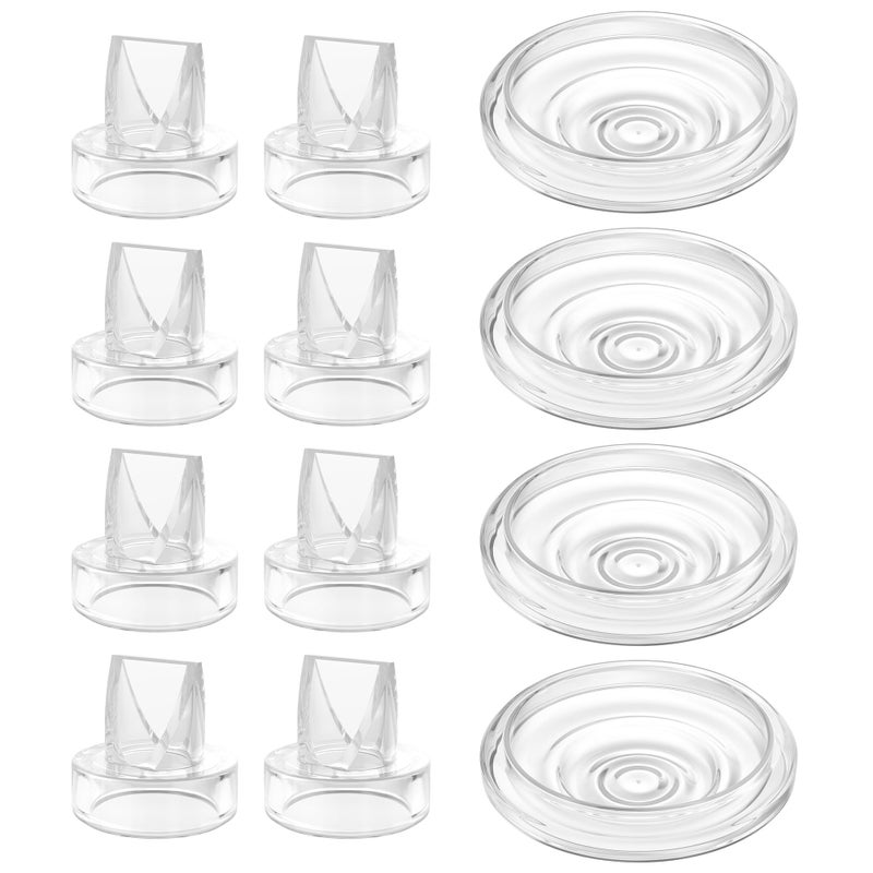 TOVVILD 12 Pack S9 Pro / S12 Pro / S9 / S12 Duckbill Valve Silicone Diaphragm, Compatible with momcozy Breastpump, Electric Breast Pump Replacement Parts Accessories - Image 1