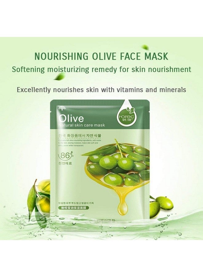 ROREC HANA PACK OF 6 Face SHEET SERUM MASK FOR VITAMINS AND INSTANT GLOW (180G) - Image 5