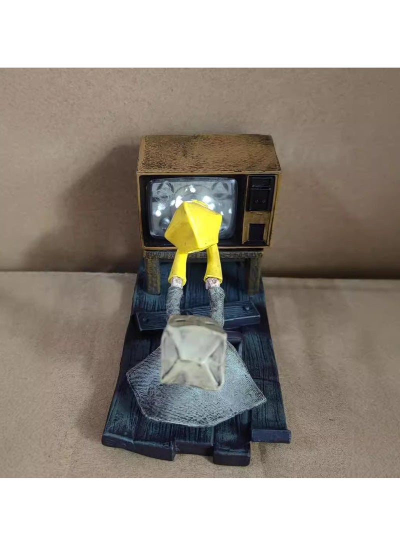 عام زخارف يدوية للنماذج من لعبة "Little Nightmare 2"، والتي تعيد إحياء مشهدات اللعبة بشكل جميل ويمكن استخدامها كزخارف لتزيين سطح المكتب. - Image 2