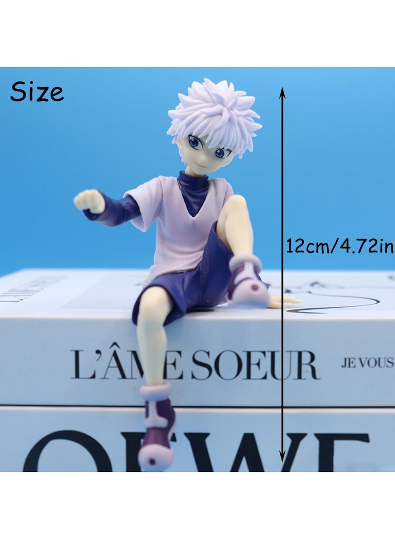 general 2 x Killua zoldyck figures, Killua zoldyck figure toys, 10 cm Killua zoldyck figure model, children's cartoon collectibles, desktop decorations - Image 3