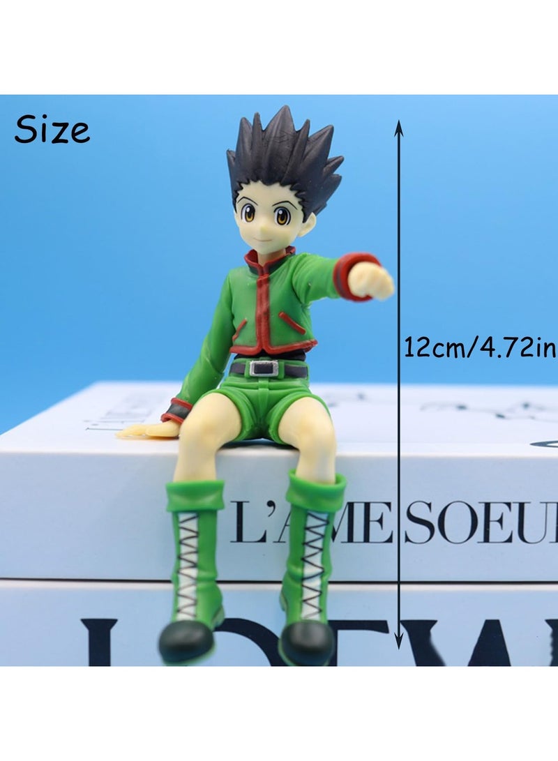general 2 x Killua zoldyck figures, Killua zoldyck figure toys, 10 cm Killua zoldyck figure model, children's cartoon collectibles, desktop decorations - Image 2