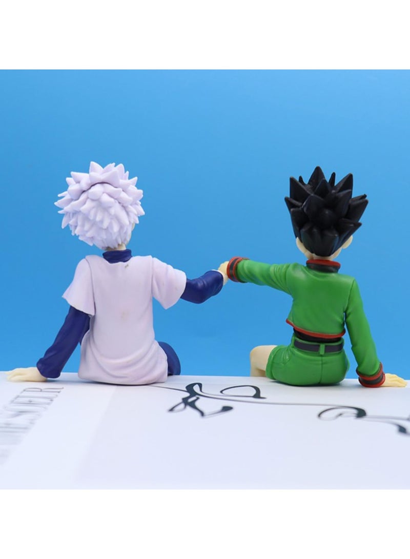 general 2 x Killua zoldyck figures, Killua zoldyck figure toys, 10 cm Killua zoldyck figure model, children's cartoon collectibles, desktop decorations - Image 5