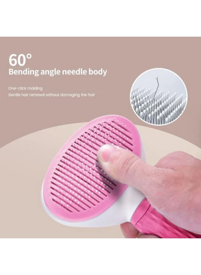 Self-Powered Pet Massage & Grooming Brush – Gentle Hair Removal Tool for Dogs & Cats with Comfort Grip Handle – No Batteries Needed – Promotes Healthy Coat, Reduces Shedding & Provides Soothing Massage - Image 2