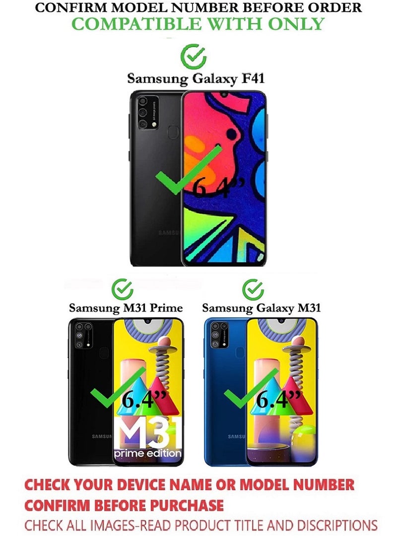 Super 2 Pieces Tempered Glass Screen Protector Clear Designed For Samsung Galaxy F41 Full Screen Coverage And Bubble Free - Image 3