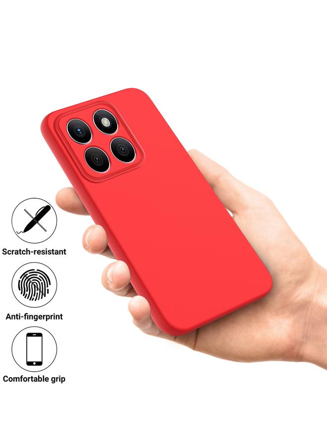 S-TOP Case For Honor X8b Pure Color Liquid Silicone Shockproof Phone Case - Image 4