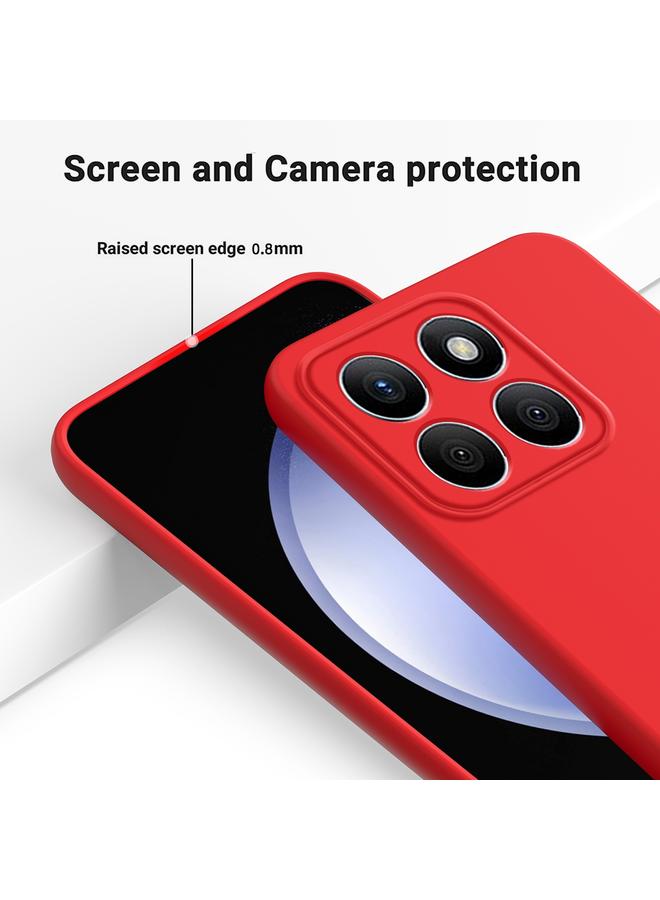 S-TOP Case For Honor X8b Pure Color Liquid Silicone Shockproof Phone Case - Image 5
