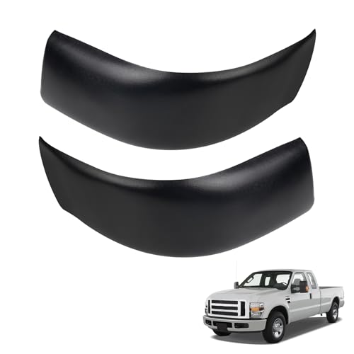 Htostar Racing تزيين السقف متوافق مع فورد F-250 F-350 F-450 F-550 سوبر ديوتي 1999-2007 زوايا الكابينة الجانبية اليسرى واليمنى للسائق والراكب 2 قطعة بديل لـ YC3Z-2551728-PTM YC3Z-2551729-PTM - Image 1