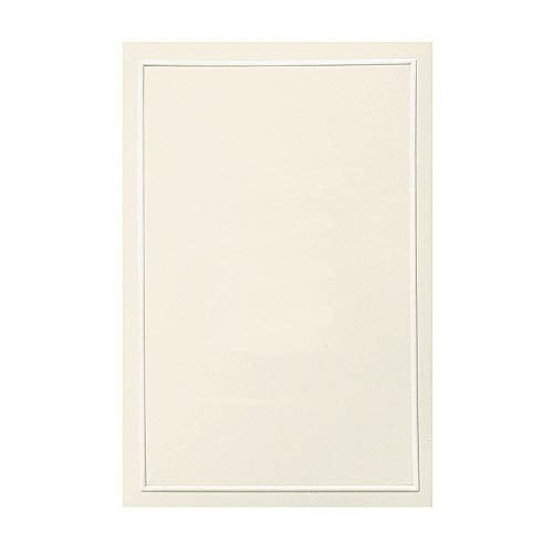 Gartner Studios Pearl Ivory Bifold Wedding Program, Print at Home, 8.5” x 11” Unfolded, 50-Count, Pearl Ivory Border (61403) - Image 2