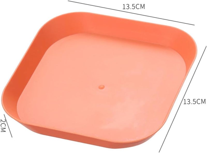 Uonlytech 12pcs Bone-spit Snack Plates Food Serving Dish Set Multi-color Sturdy Tableware for Parties and Everyday Use - Image 2