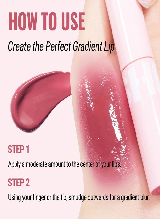 بليزد موون مُلوّن شفاه BLESSED MOON Fluffy Lip Tint رقم 09 Fig Jam Cake - لون وردي فاتح بنكهة التين | مُلوّن شفاه كوري قابل للتكثيف بلمسات نهائية مخملية، مائية، جل مائي، ولامعة 0.10 أونصة - Image 4