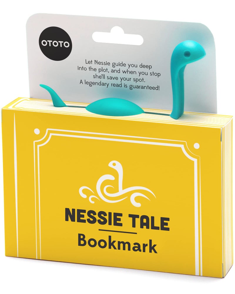 OTOTO Nessie Tale Book Mark  Turquoise Pagekeeper Bookmark  Unique Gifts for Readers Women  Men  Pretty Lightweight Plastic Manga Bookmark for Girls Boys Kids