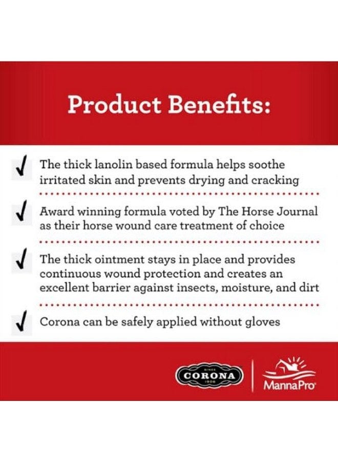 Manna Pro Corona Ointment for Horses|Lanolin Based Formula Helps Sooth Irritation|7 Ounces - Image 3