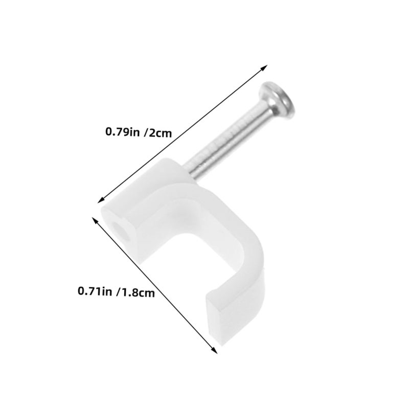 Durable 300 Pcs Cable Clips For Ethernet Speaker Wires Home Industrial Use - Image 3