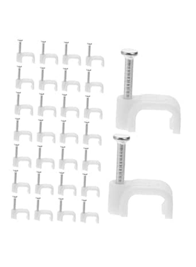 Durable 300 Pcs Cable Clips For Ethernet Speaker Wires Home Industrial Use - Image 1
