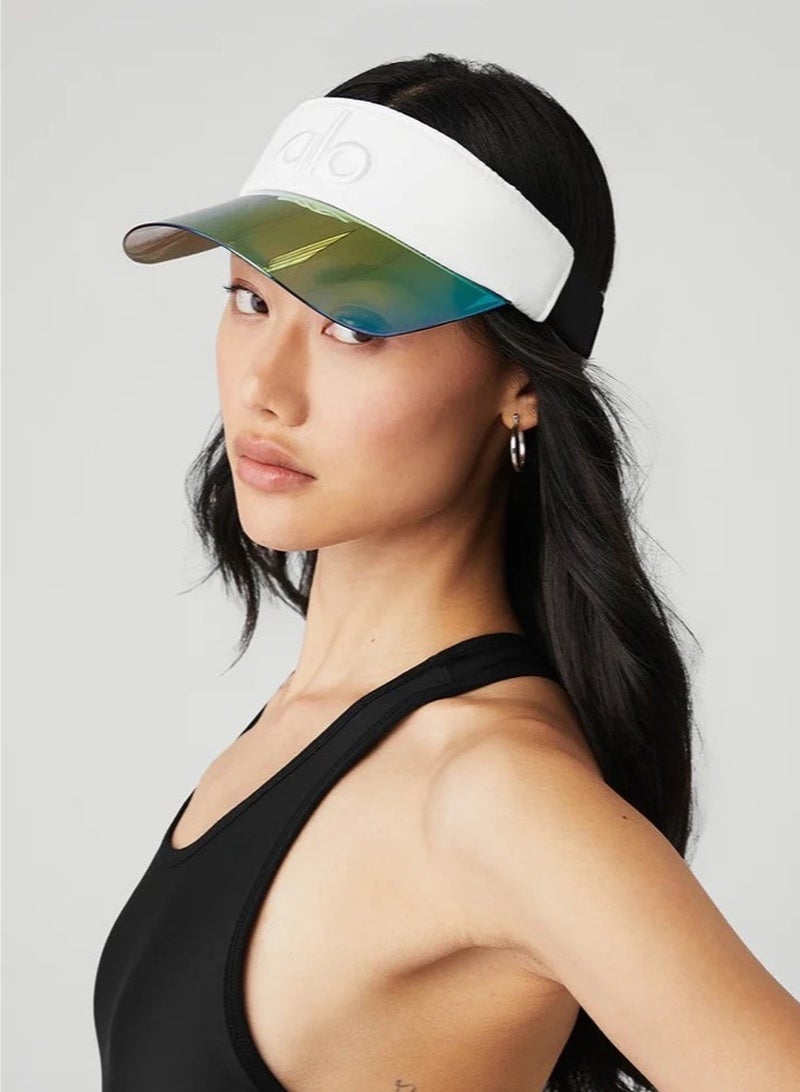 alo Alo Yoga Empty Cap Sunscreen Sun Visor Outdoor Sports Tennis Golf Cap Internal Mesh Sweatband - Image 1