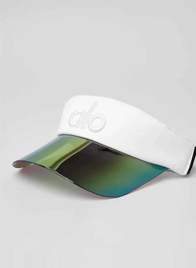 alo Alo Yoga Empty Cap Sunscreen Sun Visor Outdoor Sports Tennis Golf Cap Internal Mesh Sweatband - Image 4
